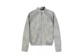 Suede bomber jacket